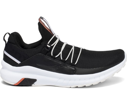 Tenis Saucony Stretch & Go Glide Mujer Zapatillas Casual Negras / Blancas / Coral México MX-064-TW